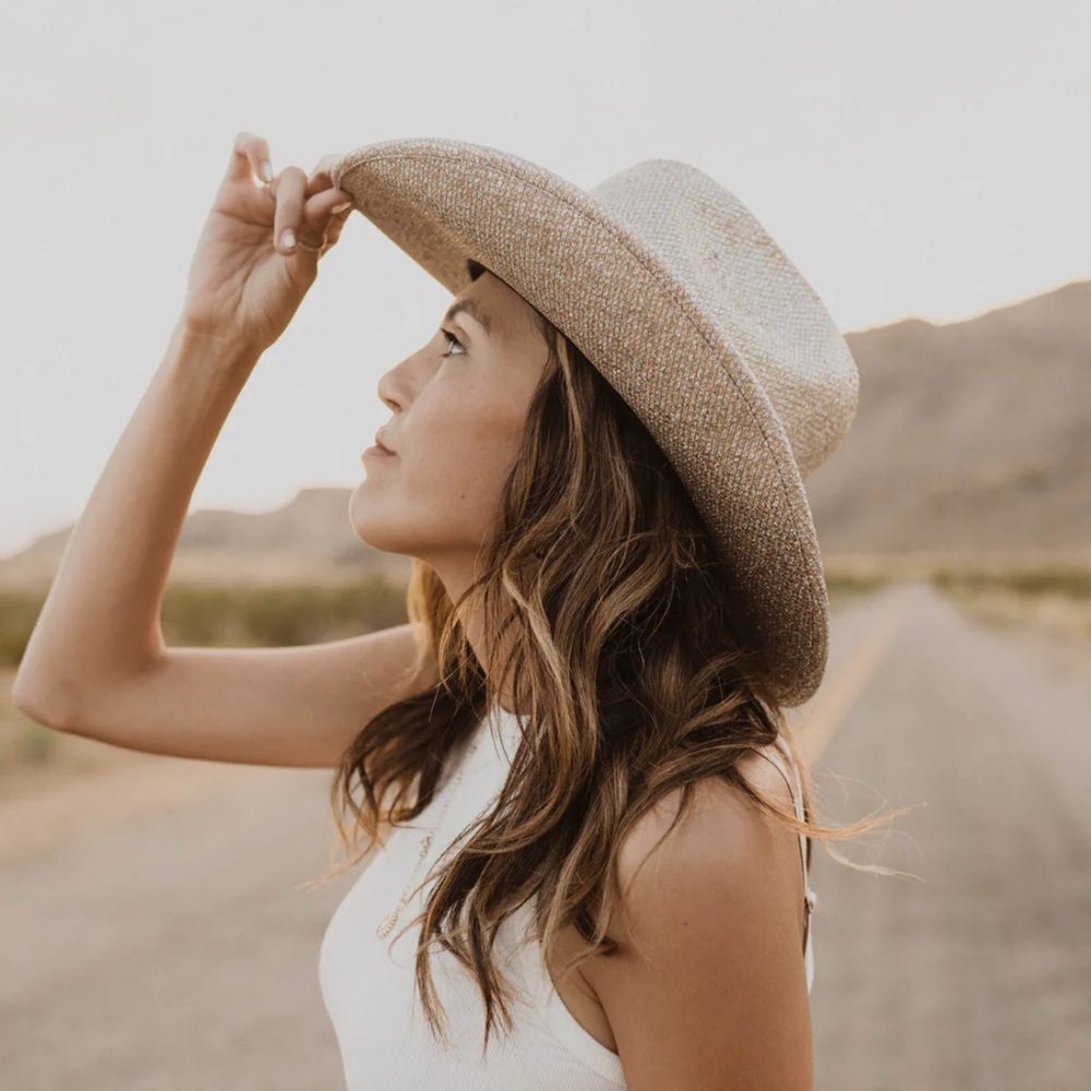Iridescent cowgirl hat